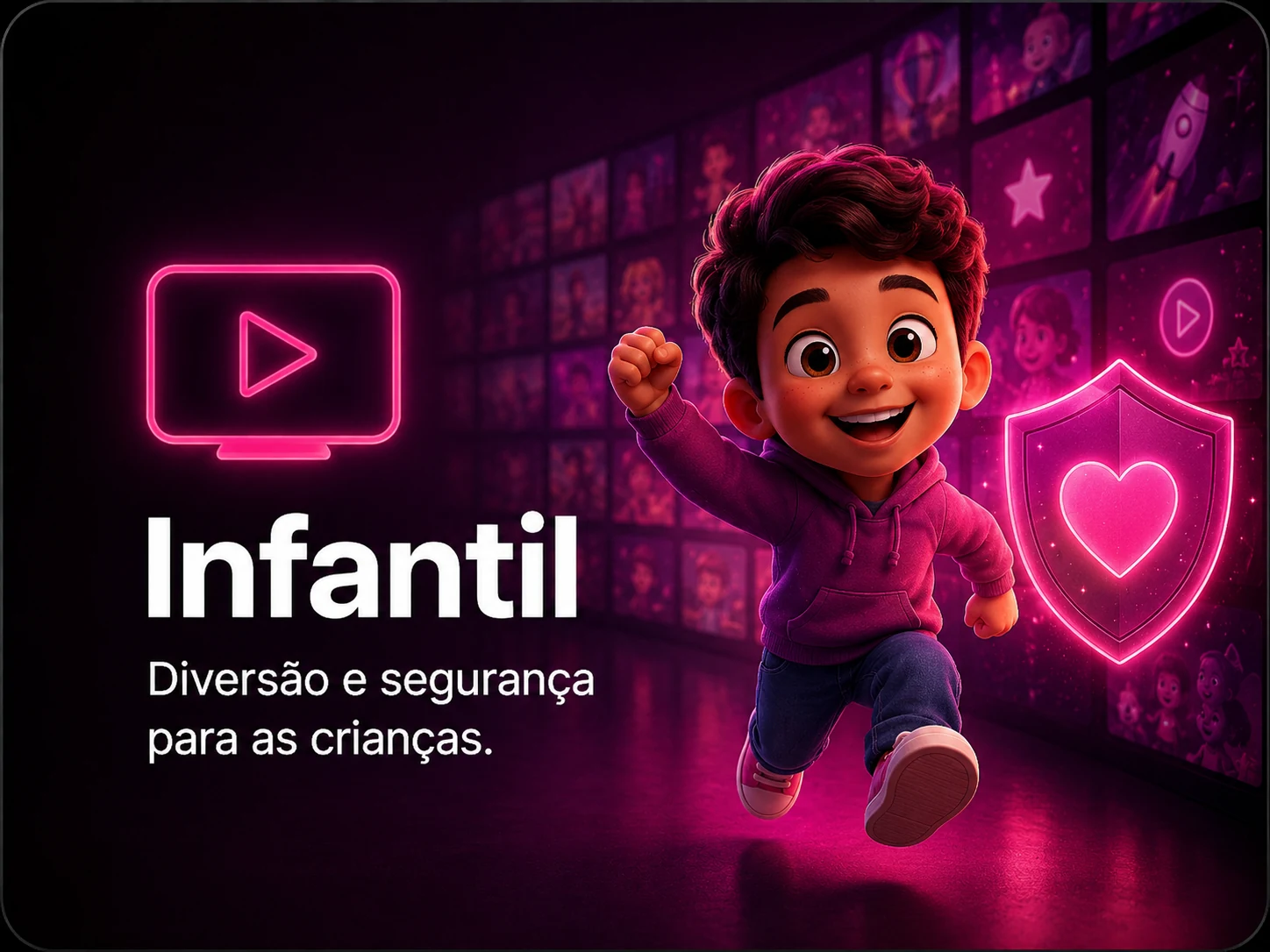 Conteúdo infantil e família